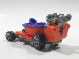 2001 Hot Wheels Hot Seat Orange and Purple Die Cast Toy Car Vehicle