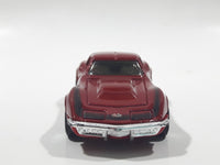 2006 Hot Wheels First Editions '69 Corvette Stingray Dark Red Die Cast Toy Muscle Car Vehicle