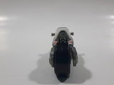 2010 Hot Wheels HW Racing Canyon Carver White Motorcycle Motorbike Die Cast Toy Car Vehicle