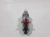 2010 Hot Wheels HW Racing Canyon Carver White Motorcycle Motorbike Die Cast Toy Car Vehicle