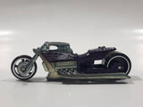 2006 Hot Wheels Rebel Rides Airy 8 Metalflake Purple Motorcycle Die Cast Toy Vehicle