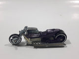 2006 Hot Wheels Rebel Rides Airy 8 Metalflake Purple Motorcycle Die Cast Toy Vehicle