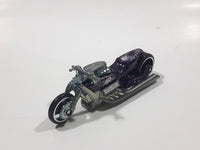 2006 Hot Wheels Rebel Rides Airy 8 Metalflake Purple Motorcycle Die Cast Toy Vehicle