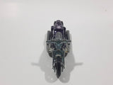 2006 Hot Wheels Rebel Rides Airy 8 Metalflake Purple Motorcycle Die Cast Toy Vehicle