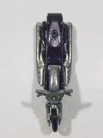 2006 Hot Wheels Rebel Rides Airy 8 Metalflake Purple Motorcycle Die Cast Toy Vehicle