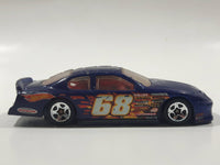 2011 Hot Wheels Stock Car Race 2003 Monte Carlo Metallic Blue Die Cast Toy Car Vehicle