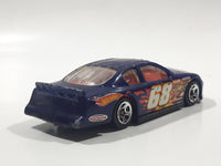 2011 Hot Wheels Stock Car Race 2003 Monte Carlo Metallic Blue Die Cast Toy Car Vehicle