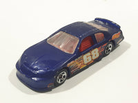 2011 Hot Wheels Stock Car Race 2003 Monte Carlo Metallic Blue Die Cast Toy Car Vehicle