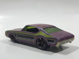 2009 Hot Wheels Muscle Mania Olds 442 Purple Die Cast Toy Car Vehicle