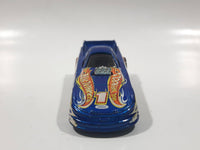 2004 Hot Wheels First Editions Mustang Funny Car Metalflake Blue Die Cast Toy Race Car Vehicle with Lifting Body