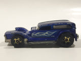 2010 Hot Wheels Custom Car Show The Demon Dark Blue Die Cast Toy Car Vehicle Missing Motor