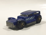 2010 Hot Wheels Custom Car Show The Demon Dark Blue Die Cast Toy Car Vehicle Missing Motor