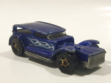 2010 Hot Wheels Custom Car Show The Demon Dark Blue Die Cast Toy Car Vehicle Missing Motor