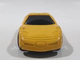 2000 Hot Wheels Corvette Yellow Die Cast Toy Car Vehicle McDonald's Happy Meal