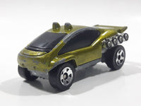 1999 Hot Wheels Trail Runner Lime Green Die Cast Toy Car Vehicle McDonald's Happy Meal 15/16