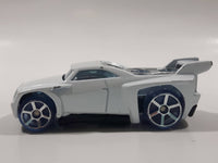 2005 Hot Wheels AcceleRacers Bassline White Die Cast Toy Car Vehicle - McDonalds Happy Meal