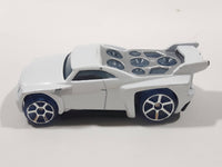 2005 Hot Wheels AcceleRacers Bassline White Die Cast Toy Car Vehicle - McDonalds Happy Meal