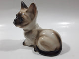 Vintage 1970s NC Cameron & Sons Siamese Cat Laying Down Porcelain Figurine