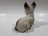 Vintage 1970s NC Cameron & Sons Siamese Cat Laying Down Porcelain Figurine