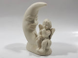 Vintage Department 56 Baby Child Angel Sitting on The Moon 4" Tall Figurine