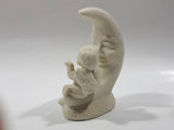 Vintage Department 56 Baby Child Angel Sitting on The Moon 4" Tall Figurine
