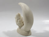 Vintage Department 56 Baby Child Angel Sitting on The Moon 4" Tall Figurine