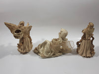 Set of 3 Decorative Angel Ornaments - One is a Candle Stand