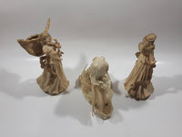 Set of 3 Decorative Angel Ornaments - One is a Candle Stand