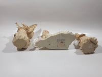 Set of 3 Decorative Angel Ornaments - One is a Candle Stand