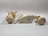 Set of 3 Decorative Angel Ornaments - One is a Candle Stand