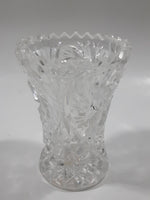 Vintage 3" Tall Crystal Glass Egg Cup Holder