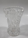 Vintage 3" Tall Crystal Glass Egg Cup Holder