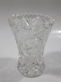 Vintage 3" Tall Crystal Glass Egg Cup Holder