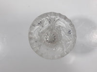 Vintage 3" Tall Crystal Glass Egg Cup Holder