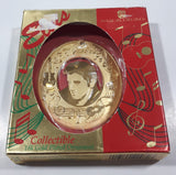 1995 American Greetings Elvis Presley 18K Gold Plated Hanging Christmas Tree Ornament New In Box