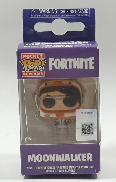 2018 Funko Pop! Pocket Keychain Epic Games Fortnite Moonwalker Character 1 1/2" Tall Vinyl Figure Keychain New in Box