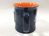 2007 Encore Detroit Tigers MLB Baseball Team Embossed Dark Blue and Orange Ceramic Coffee Mug Cup