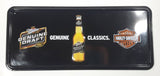 Miller Genuine Draft Beer Genuine Classics Harley Davidson Motor Cycles Black 8" x 18" Embossed Tin Metal Sign