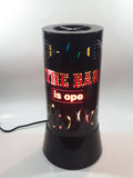 The Bar is Open Rotating Motion Light Up Lamp 12 1/2" Tall