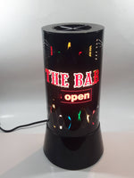 The Bar is Open Rotating Motion Light Up Lamp 12 1/2" Tall