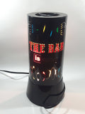 The Bar is Open Rotating Motion Light Up Lamp 12 1/2" Tall