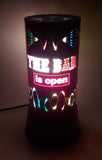 The Bar is Open Rotating Motion Light Up Lamp 12 1/2" Tall