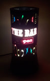 The Bar is Open Rotating Motion Light Up Lamp 12 1/2" Tall