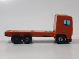 Rare 1980s Yatming Fastwheels Orange Cement Mixing Truck No. 2300 Die Cast Toy Truck Vehicle Busted Up