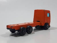 Rare 1980s Yatming Fastwheels Orange Cement Mixing Truck No. 2300 Die Cast Toy Truck Vehicle Busted Up