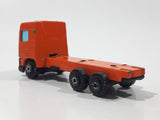 Rare 1980s Yatming Fastwheels Orange Cement Mixing Truck No. 2300 Die Cast Toy Truck Vehicle Busted Up