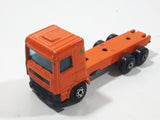 Rare 1980s Yatming Fastwheels Orange Cement Mixing Truck No. 2300 Die Cast Toy Truck Vehicle Busted Up