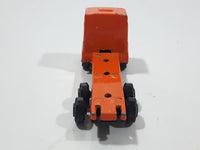 Rare 1980s Yatming Fastwheels Orange Cement Mixing Truck No. 2300 Die Cast Toy Truck Vehicle Busted Up