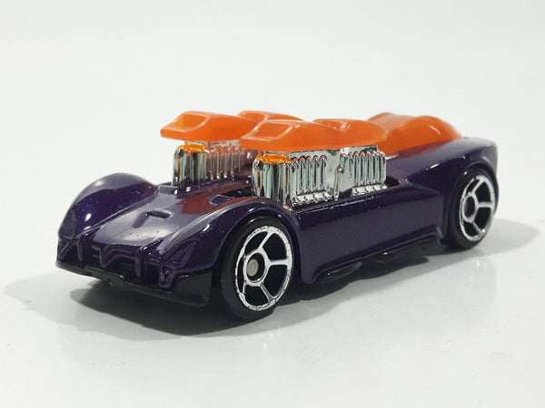 2006 Hot Wheels What-4-2 Purple Die Cast Toy Race Car Vehicle with Pop-Up Engine McDonald's Happy Meal