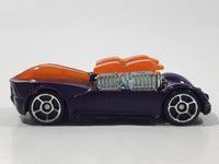 2006 Hot Wheels What-4-2 Purple Die Cast Toy Race Car Vehicle with Pop-Up Engine McDonald's Happy Meal